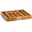 Zeller Besteckkasten Bambus ausziehbar 29-40 x 33,5 x 5 cm Braun