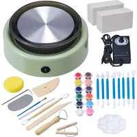 Vevor Mini Töpferscheibe 158 mm Drehteller mit einstellbarer Rotationsgeschwindigkeit