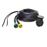 PRO PLUS ProPlus Kabelsatz 7M mit Stecker 13-polig und 2x Steckverbinder 5-polig + 5M DC
