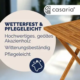 vidaXL Beistelltisch 70 x 70 x 73 cm braun klappbar