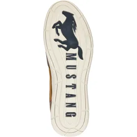 Mustang Sneaker Low Braun/Weiß/Dunkelblau Herren 42