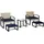 casa.pro Calvello Set 5-tlg. Beige/Schwarz