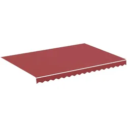vidaXL Markisenbespannung Burgunderrot 3,5x2,5 m