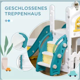 aiyaplay Klettergerüst mit Rutsche 4 in 1 Gelb