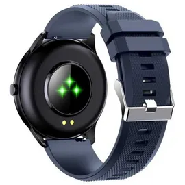 LEOTEC Wave BT 46,5 mm Kunststoffgehäuse Blau Sportarmband Blau M