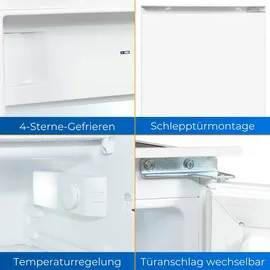 GGV Exquisit EKS131-4-E-040D Einbaukühlschrank (118 l, 890 mm hoch)