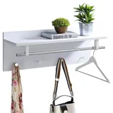 Idimex Wandgarderobe ULF Weiß