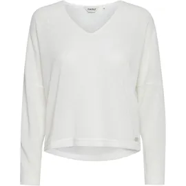 Oxmo Strickpullover Weiß XL