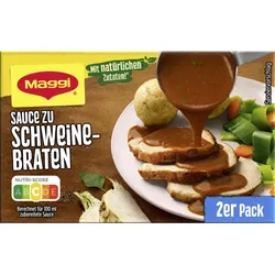 Maggi Sauce zu Schweinebraten ergibt 2x 250ML