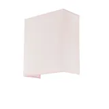 Licht-Erlebnisse Wandleuchte Stoff Schirm Rosa E27 eckig Modern Loft Design Wandlampe Flur Wohnzimmer