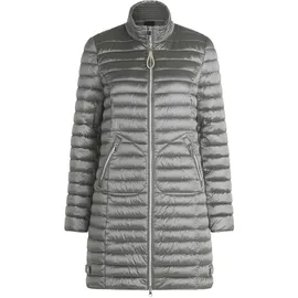 Cartoon Steppjacke mit Reißverschlusstaschen in hellgrau | Gr.: 36