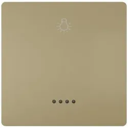 Siemens 5TG71410MG21 DELTA style gold Wippe Fenster, Lichtsymbol 68x68mm