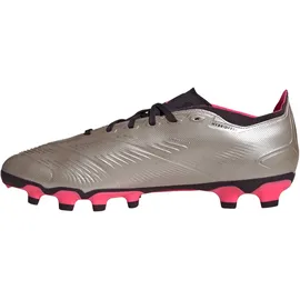 adidas Predator League MG Platinum Metallic / Aurora Black / Turbo 42 2/3