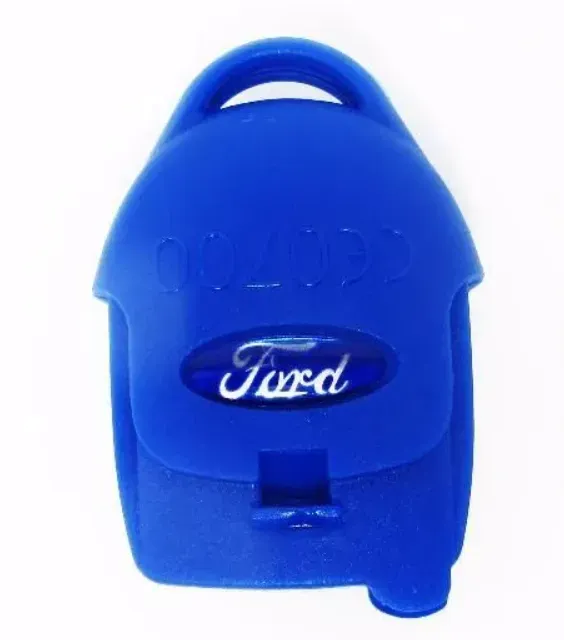 Schlüsselanhängerhülle für Ford Transit, blau, 3 Tasten.