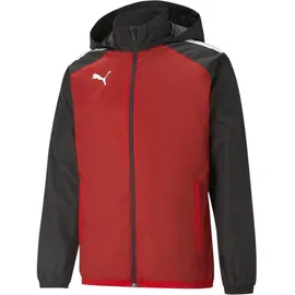 Puma teamLIGA Allwetter Jacke Kinder red/black 176