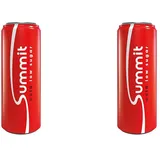 Summit Cola kalorienarm 24x25cl (inkl. 6€ Pfand) - Erfrischende kalorienarme Cola mit vollem Geschmack, perfekt für bewussten Genuss, 24 Dosen à 250 ml. (Packung mit 2)