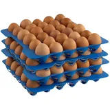 APS 10 Lagen zu Eier-Box, Aufbewahrung für Eier, je Lage á 30 Eier, 28,5 x 28,5 cm, 6,5 cm Höhe