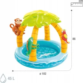 Intex Tropical Island Babypool Baby-Pool 102 x 86 cm (58417NP)