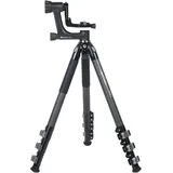 Sirui SP324+BH-10 Carbon Dreinbeinstativ mit Klappverschlüssen mit Gimbal-Kopf schwarz