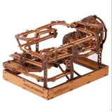 Wooden City 3D-Puzzle Wooden City Murmelbahn 3D Holzpuzzle Modellbausatz 265 Teile, 265 Puzzleteile, Zusammenbau erfolgt nach Anleitung, ohne Kleber.