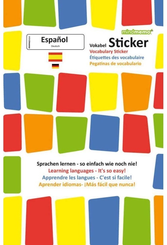 Mindmemo Vokabel Sticker - Grundwortschatz Español / Deutsch - 280 Vokabel-Aufkleber - Fischer Henry  Hunstein Philipp  Gebunden