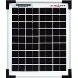 EnjoySolar enjoy solar Mono 5W 12V Monokristallines Solarpanel Solarmodul Photovoltaikmodul ideal für Wohnmobil, Gartenhäuse, Boot