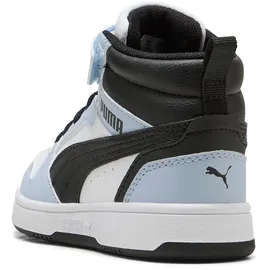 Puma Rebound V6 Mid AC+ Kinder White/Snow Mountain Blue/Black 29