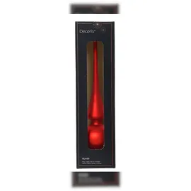 Christmas Decorations Christbaumspitze Glas 26cm weihnachtsrot matt