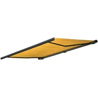 Mendler Ersatz-Bezug für Markise T124, Vollkassette Ersatzbezug Sonnenschutz 5x3m
