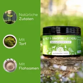 Wolfsbacher Natur Kot & Grasfrei Leckerli 125 St.