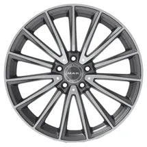 MAK Komet 8,0 x 18 5 x 112 ET33 Gun Metallic Mirror