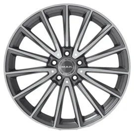 MAK Komet 8,0 x 18 5 x 112 ET33 Gun Metallic Mirror