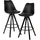 FineBuy Barhocker 77 cm Schwarz 2er Set