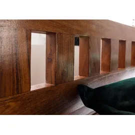 MASSIVMOEBEL24.DE Bett Akazie 180x200x90 honig lackiert Oxford 223