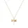 Elli Halskette Libelle Panzerkette 925 Sterling Silber / Gold