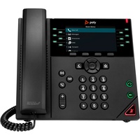 Schwarzkopf Poly VVX 450 IP Telefon mit 12 Leitungen und PoE-fähig
