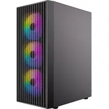 Antec AX27 RGB Elite PC Gehäuse Midi Tower Gaming ATX, schwarz