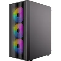 Antec AX27 RGB Elite PC Gehäuse Midi Tower Gaming ATX, schwarz