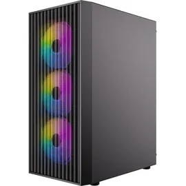 Antec AX27 RGB Elite PC Gehäuse Midi Tower Gaming ATX, schwarz
