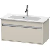 Duravit Waschtischunterschrank 1 Auszug 80 x 41 x 38,5 cm Taupe Matt