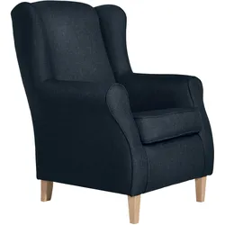 Max Winzer Ohrenbackensessel Lorris - blau