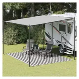 vidaXL Zeltteppich 300x400 cm Anthrazit und Weiß