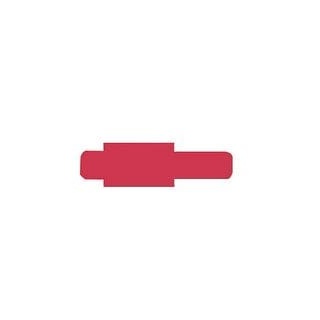 Leitz Stecksignale »6030« rot, 1.2x4 cm