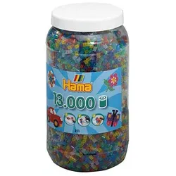 Hama® Bügelperlen mehrfarbig, Glitzer 13.000 St.