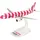 HERPA Airbus A320 FlyPink Plane 1:200