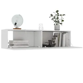 vidaXL TV-Schrank Weiß 120x30x30 cm Holzwerkstoff