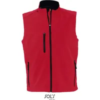 Sol's SOLs Mens Sleeveless Softshell Rallye | pepper red