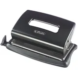 Herlitz Locher mit Anschlag, 1 Stück in Klarsichtfaltschatel, 1.2 mm, schwarz