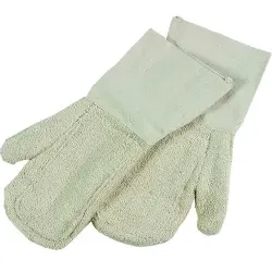 SCHNEIDER Backhandschuhe aus Henkelplüsch 310003 , 1 Paar, L 400 x B 150 mm, lange Stulpe