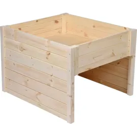 Dobar Mährobotergarage mit integriertem Pflanzkasten 79 x 73 x 56 cm